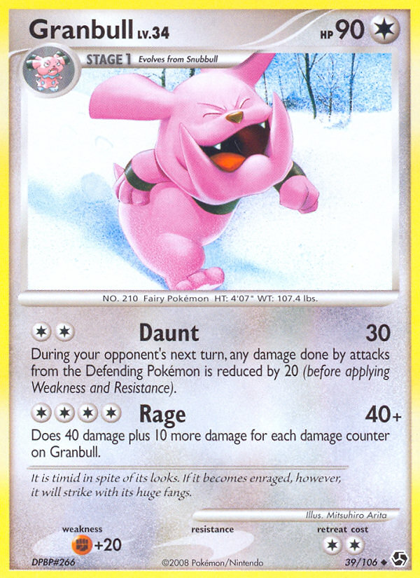 Granbull (39/106) [Diamond & Pearl: Great Encounters] | Cracking-Singles