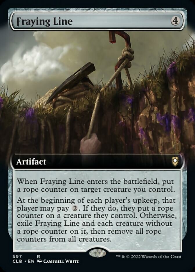 Fraying Line (Extended Art) [Commander Legends: Battle for Baldur's Gate] | Cracking-Singles