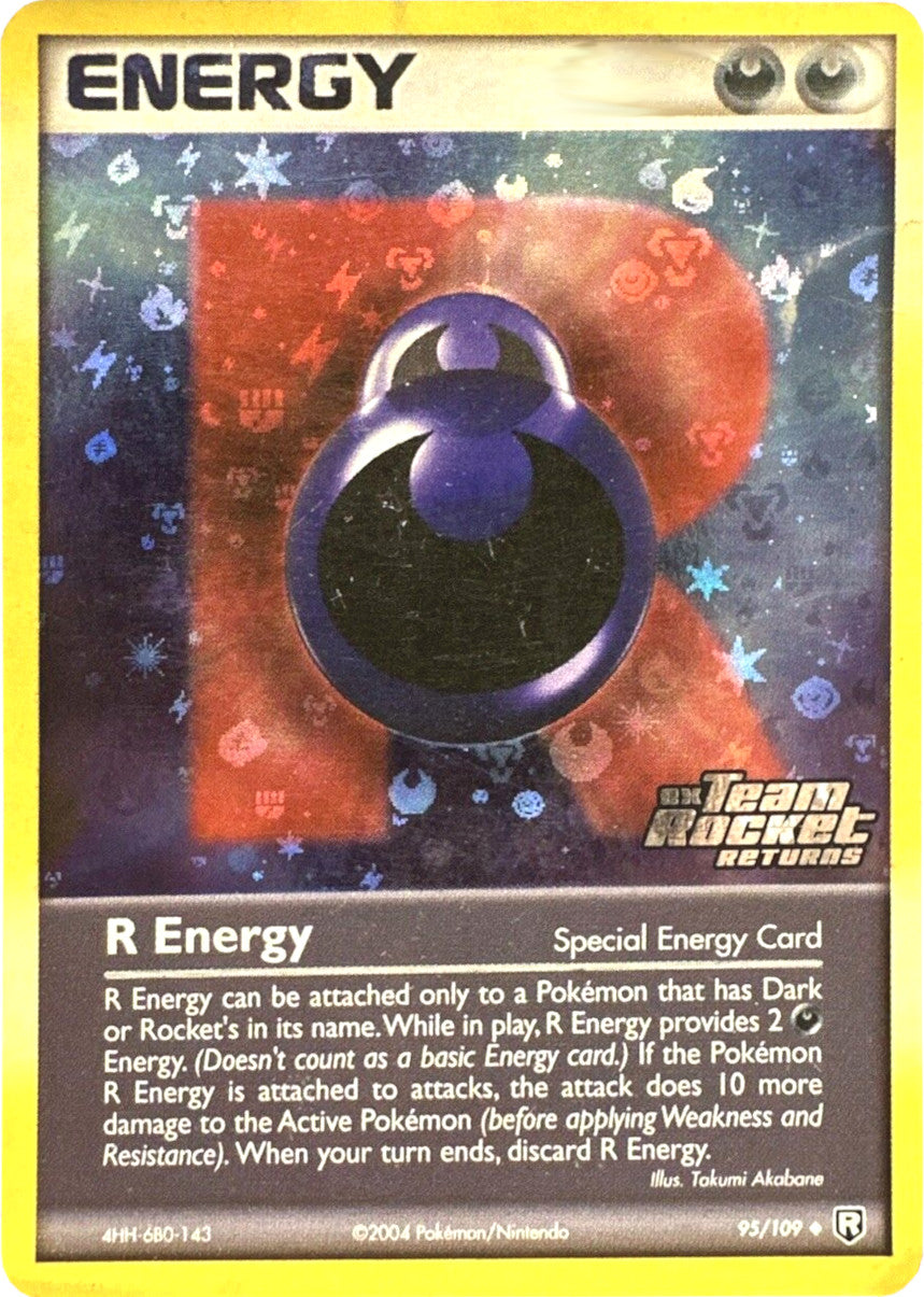 R Energy (95/109) (Stamped) [EX: Team Rocket Returns] | Cracking-Singles