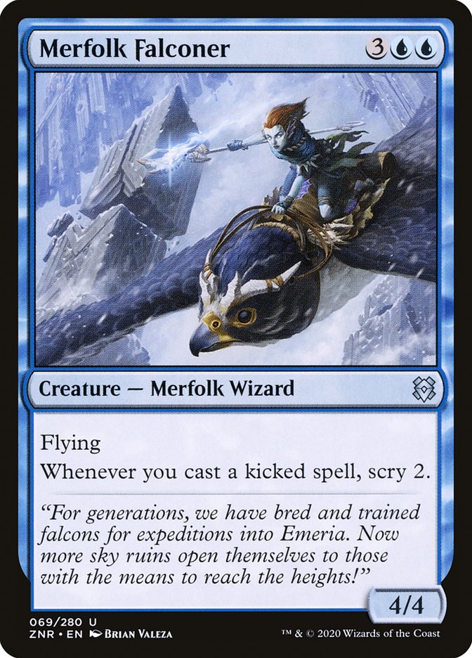 Merfolk Falconer [Zendikar Rising] | Cracking-Singles