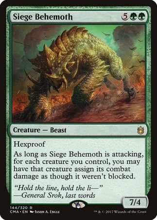 Siege Behemoth [Commander Anthology] | Cracking-Singles