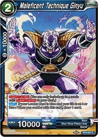 Maleficent Technique Ginyu [BT8-037_PR] | Cracking-Singles