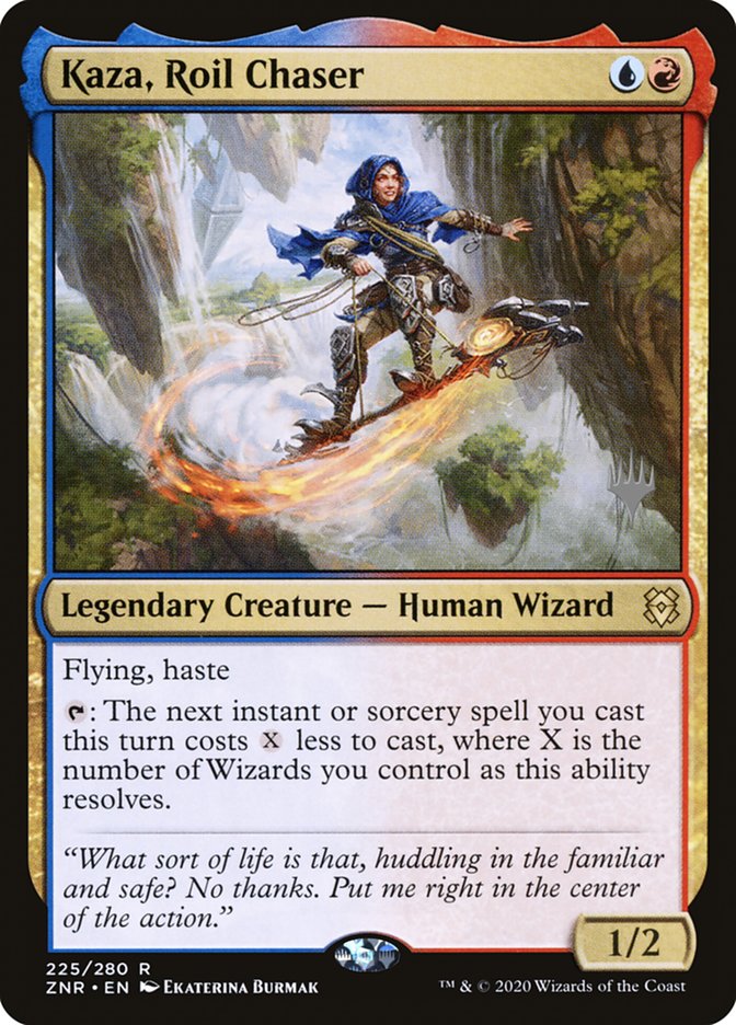 Kaza, Roil Chaser (Promo Pack) [Zendikar Rising Promos] | Cracking-Singles