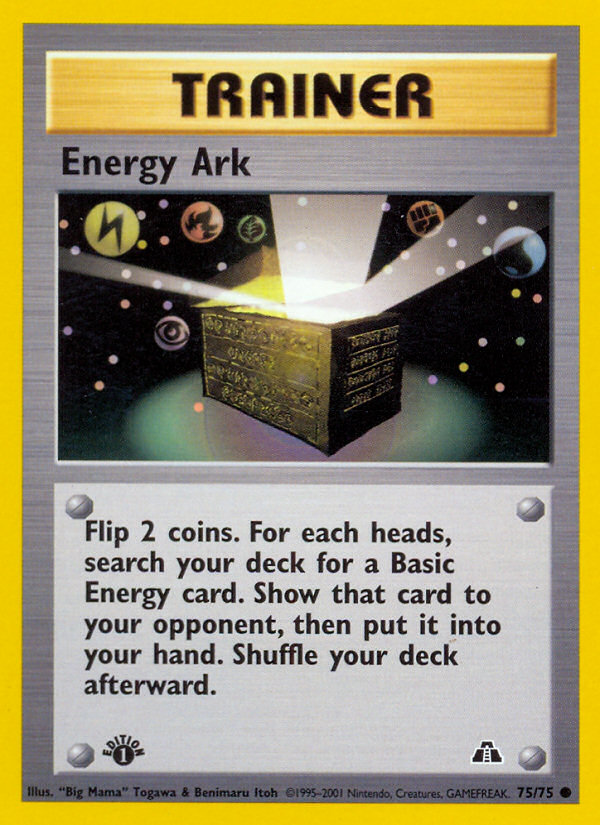 Energy Ark (75/75) [Neo Discovery 1st Edition] | Cracking-Singles