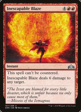 Inescapable Blaze [Guilds of Ravnica] | Cracking-Singles