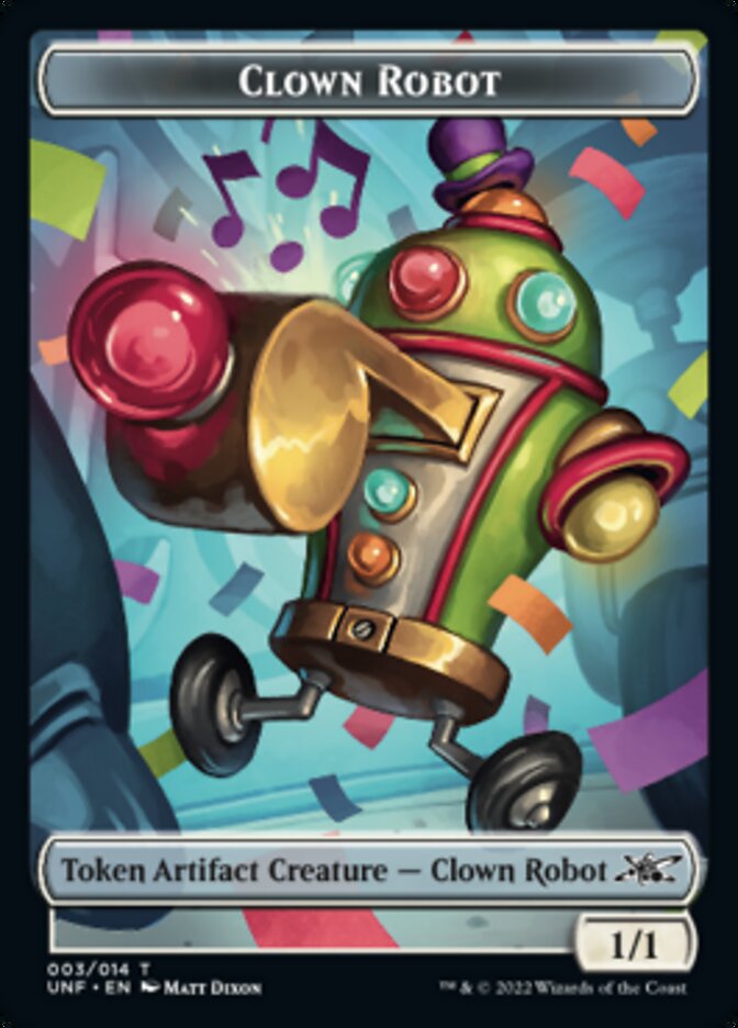 Clown Robot (003) Token [Unfinity Tokens] | Cracking-Singles