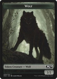 Zombie // Wolf Double-Sided Token [Game Night 2019 Tokens] | Cracking-Singles