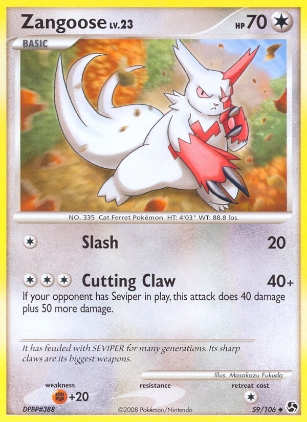 Zangoose (59/106) [Diamond & Pearl: Great Encounters] | Cracking-Singles