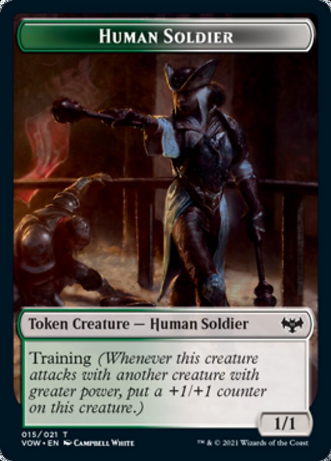 Human Soldier Token [Innistrad: Crimson Vow Tokens] | Cracking-Singles