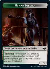 Insect // Human Soldier Double-sided Token [Innistrad: Crimson Vow Tokens] | Cracking-Singles