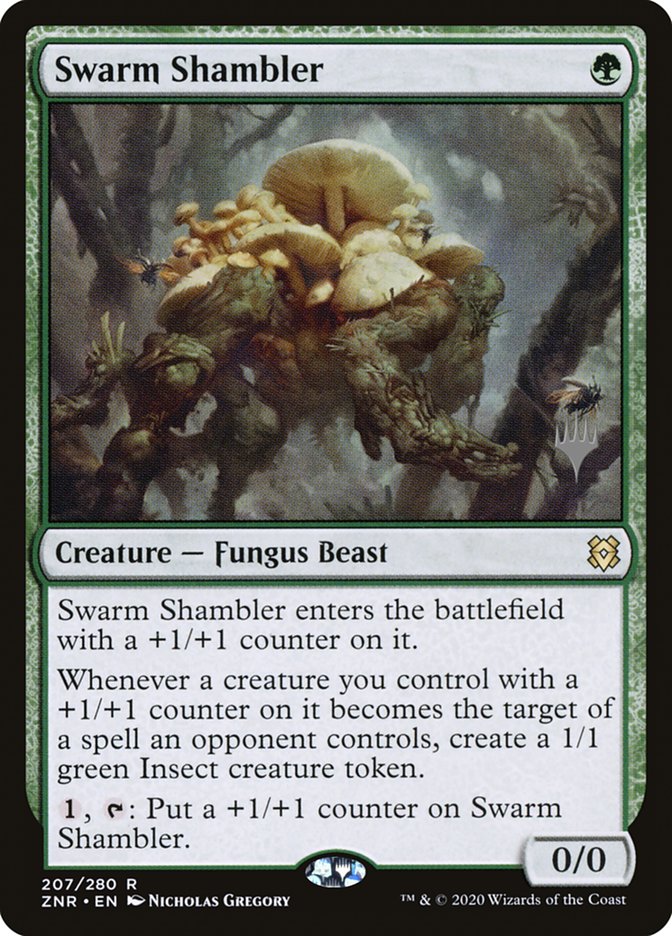 Swarm Shambler (Promo Pack) [Zendikar Rising Promos] | Cracking-Singles