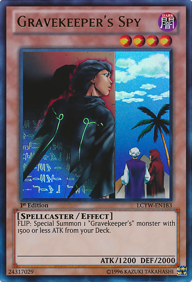 Gravekeeper's Spy [LCYW-EN183] Ultra Rare | Cracking-Singles