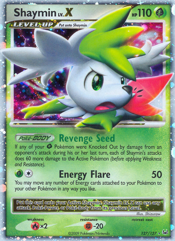 Shaymin LV.X (127/127) [Platinum: Base Set] | Cracking-Singles