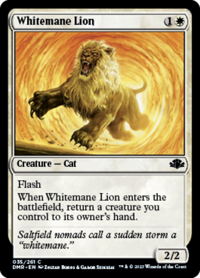 Whitemane Lion [Dominaria Remastered] | Cracking-Singles