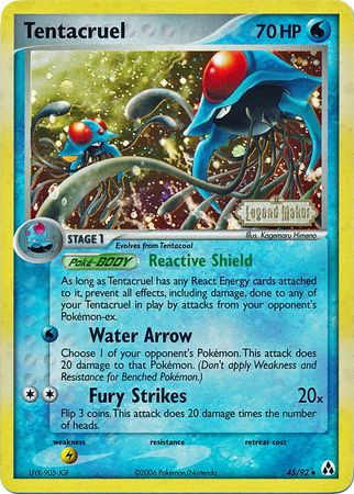 Tentacruel (45/92) (Stamped) [EX: Legend Maker] | Cracking-Singles