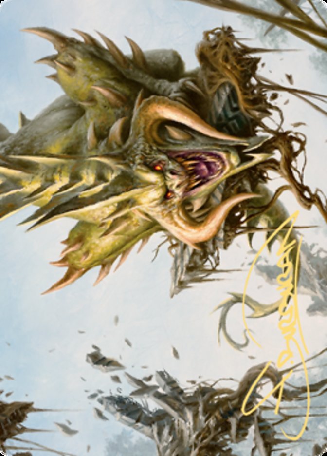 Canopy Baloth Art Card [Zendikar Rising Art Series] | Cracking-Singles