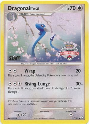 Dragonair (52/146) (State Province Territory Championship Staff) [Diamond & Pearl: Legends Awakened] | Cracking-Singles