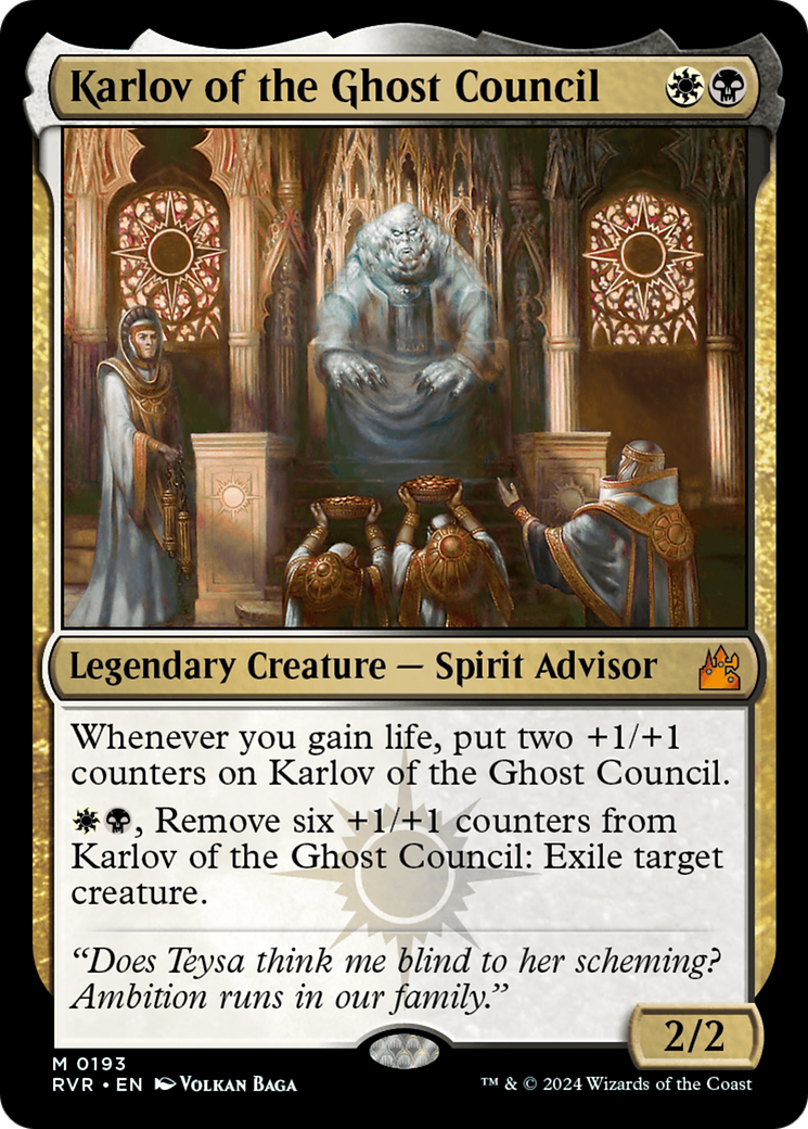 Karlov of the Ghost Council [Ravnica Remastered] | Cracking-Singles