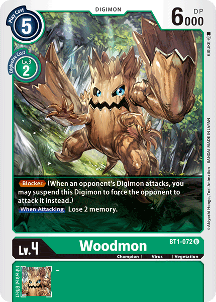 Woodmon [BT1-072] [Release Special Booster Ver.1.0] | Cracking-Singles