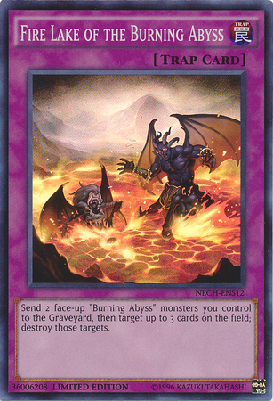 Fire Lake of the Burning Abyss (SE) [NECH-ENS12] Super Rare | Cracking-Singles