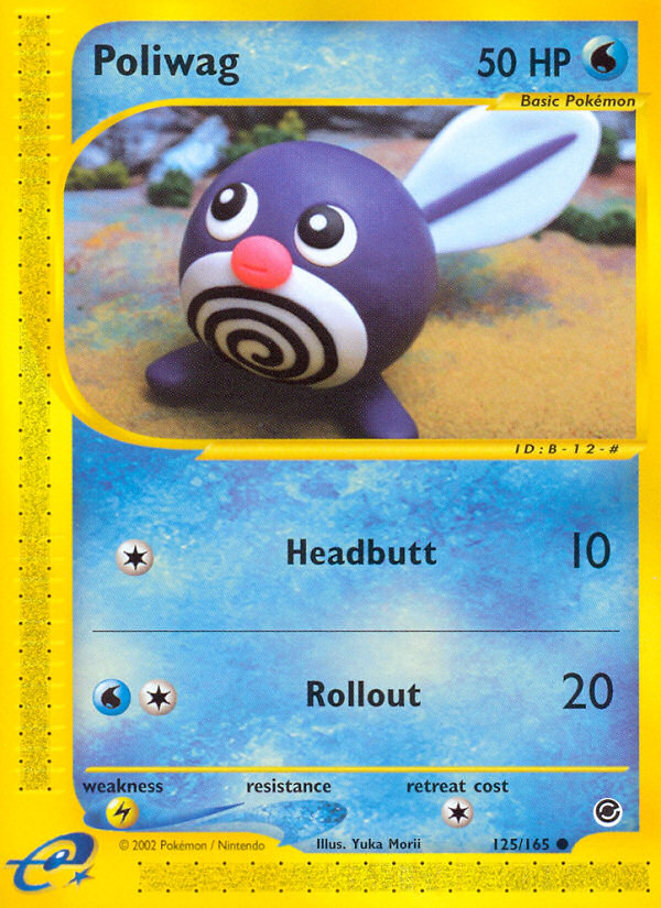 Poliwag (125/165) [Expedition: Base Set] | Cracking-Singles