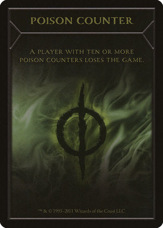 Poison Counter Token [New Phyrexia Tokens] | Cracking-Singles