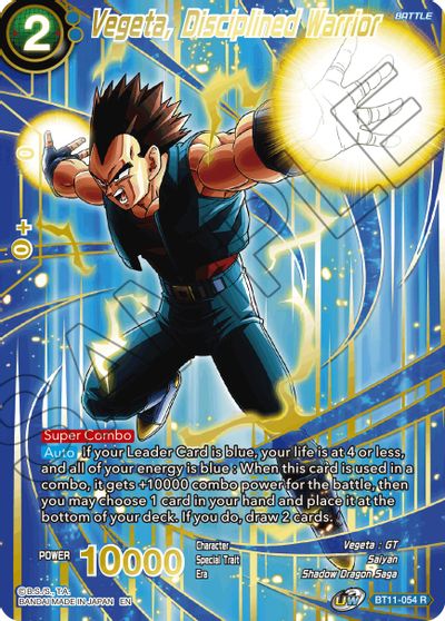 Vegeta, Disciplined Warrior (Alternate Art) [BT11-054] | Cracking-Singles