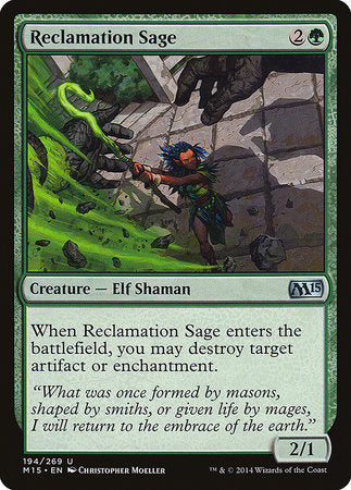 Reclamation Sage [Magic 2015] | Cracking-Singles