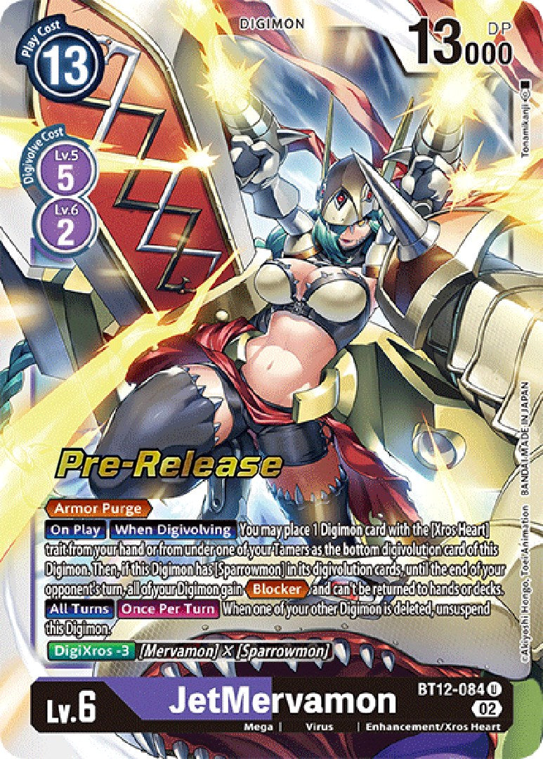 JetMervamon [BT12-084] [Across Time Pre-Release Cards] | Cracking-Singles