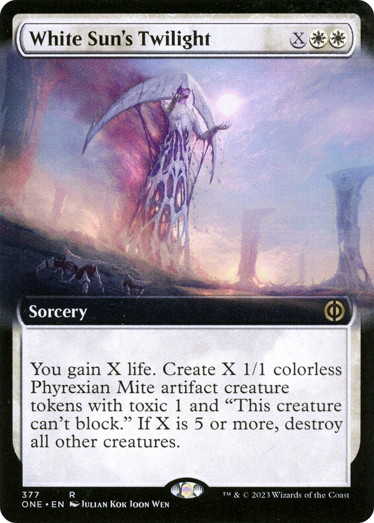 White Sun's Twilight (Extended Art) [Phyrexia: All Will Be One] | Cracking-Singles