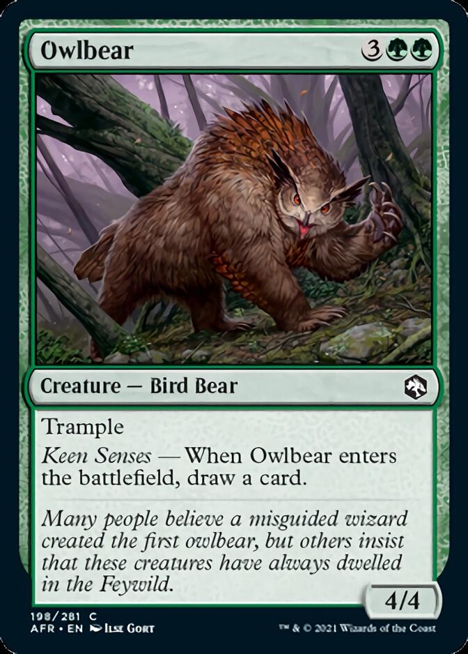 Owlbear [Dungeons & Dragons: Adventures in the Forgotten Realms] | Cracking-Singles