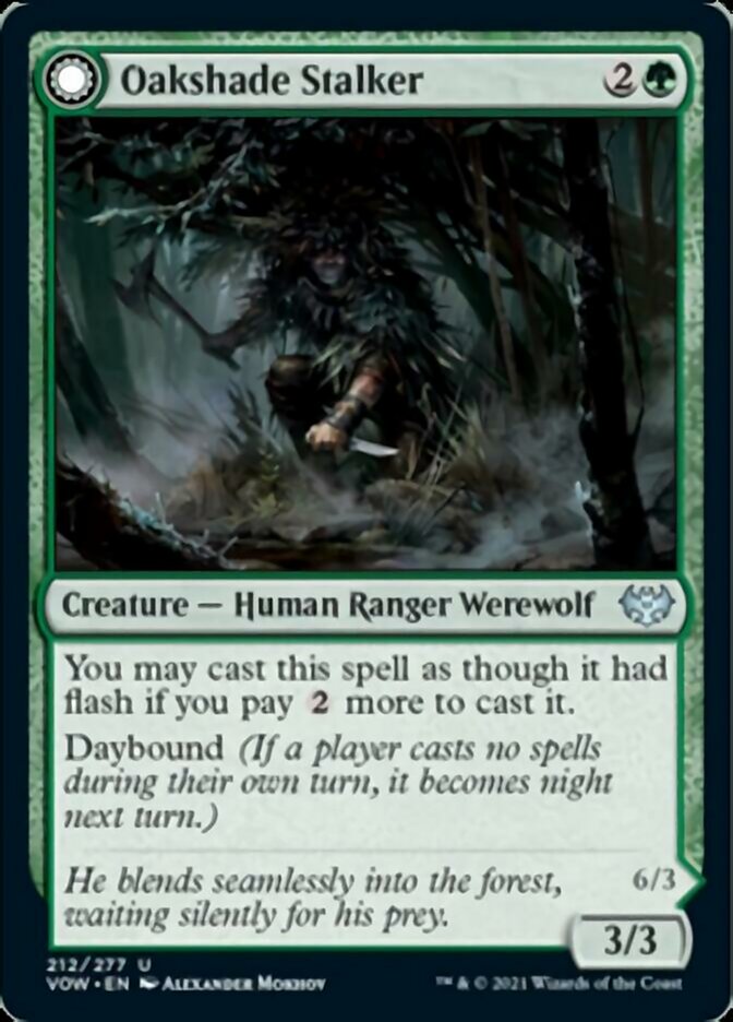 Oakshade Stalker // Moonlit Ambusher [Innistrad: Crimson Vow] | Cracking-Singles