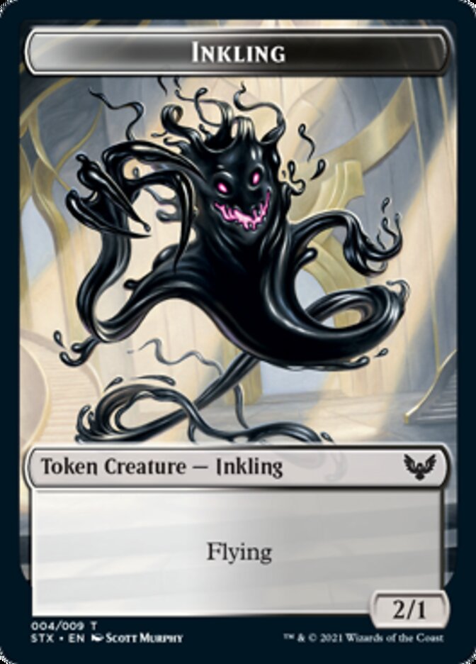 Inkling Token [Strixhaven: School of Mages Tokens] | Cracking-Singles