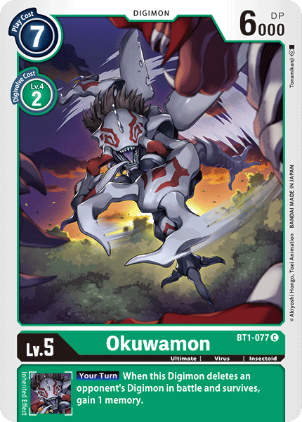 Okuwamon [BT1-077] [Release Special Booster Ver.1.0] | Cracking-Singles