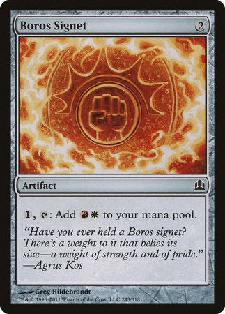 Boros Signet [Commander 2011] | Cracking-Singles