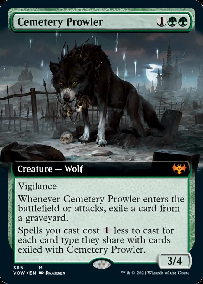 Cemetery Prowler (Extended) [Innistrad: Crimson Vow] | Cracking-Singles