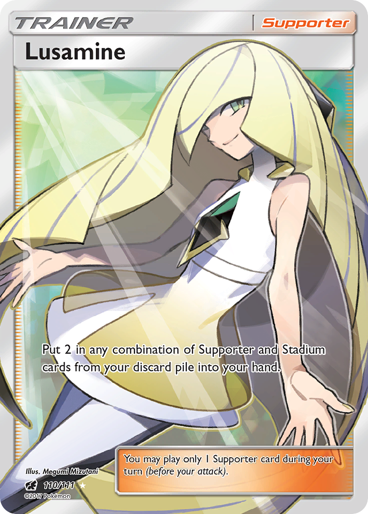 Lusamine (110/111) [Sun & Moon: Crimson Invasion] | Cracking-Singles