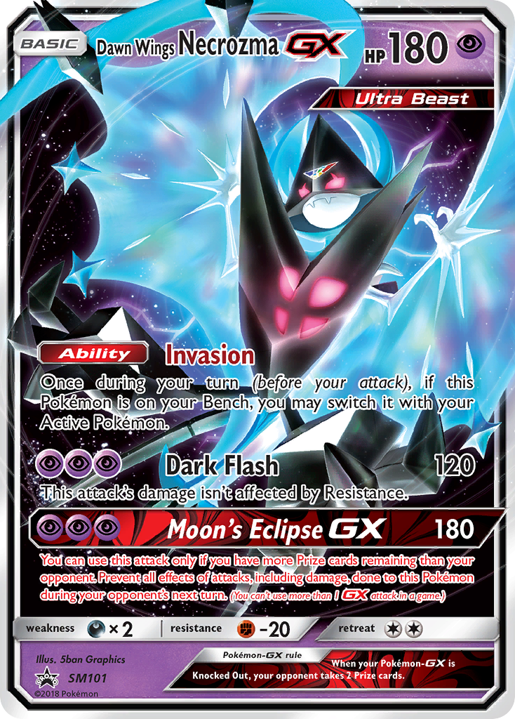 Dawn Wings Necrozma GX (SM101) [Sun & Moon: Black Star Promos] | Cracking-Singles