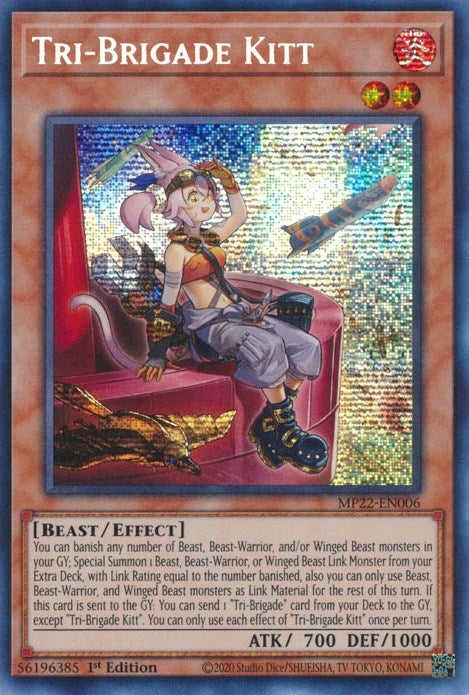 Tri-Brigade Kitt [MP22-EN006] Prismatic Secret Rare | Cracking-Singles