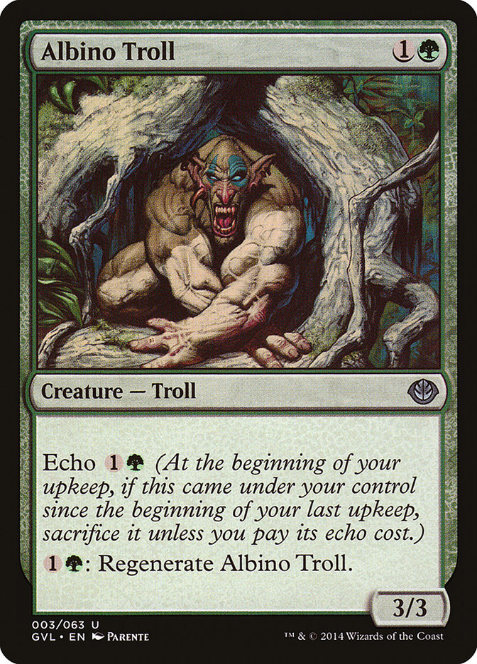 Albino Troll (Garruk vs. Liliana) [Duel Decks Anthology] | Cracking-Singles