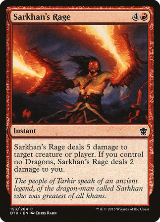 Sarkhan's Rage [Dragons of Tarkir] | Cracking-Singles