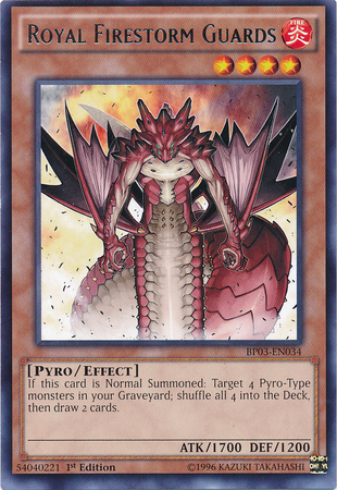 Royal Firestorm Guards [BP03-EN034] Rare | Cracking-Singles