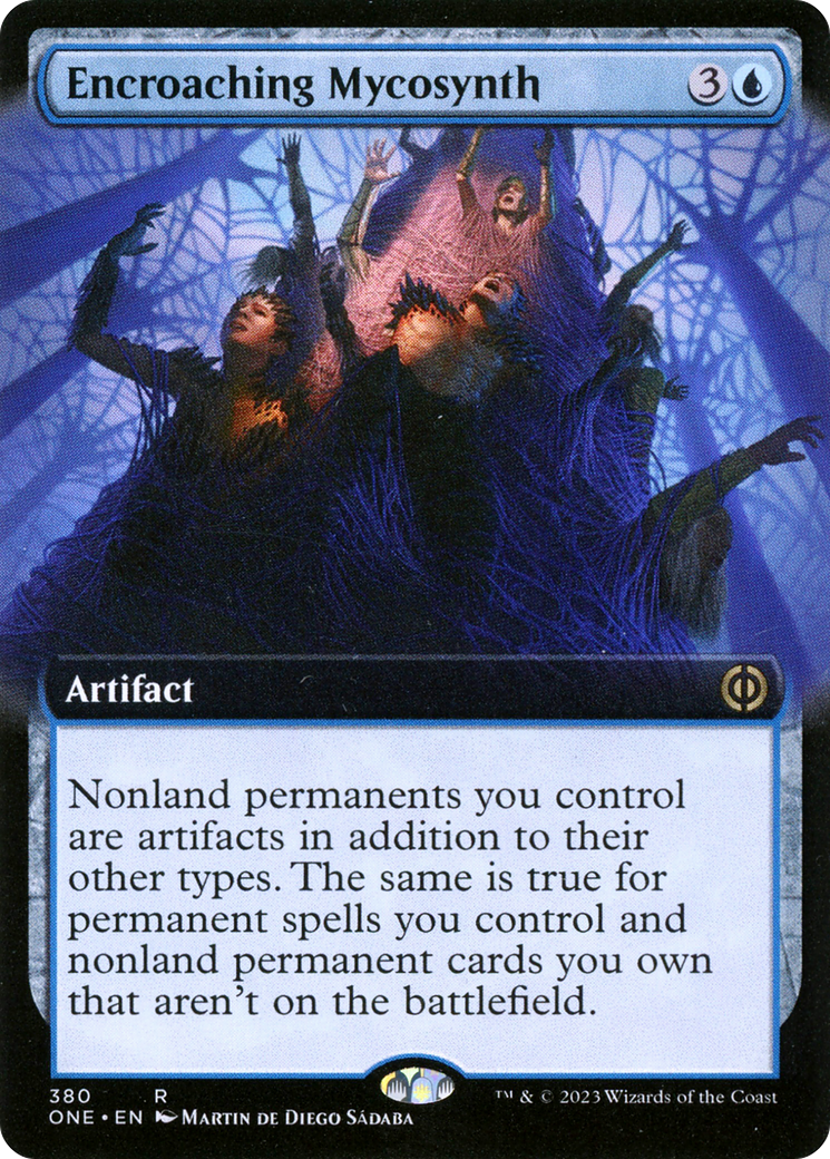 Encroaching Mycosynth (Extended Art) [Phyrexia: All Will Be One] | Cracking-Singles