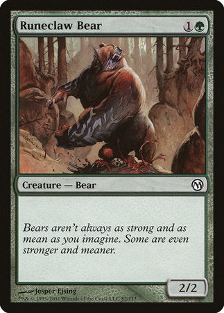 Runeclaw Bear [Duels of the Planeswalkers] | Cracking-Singles