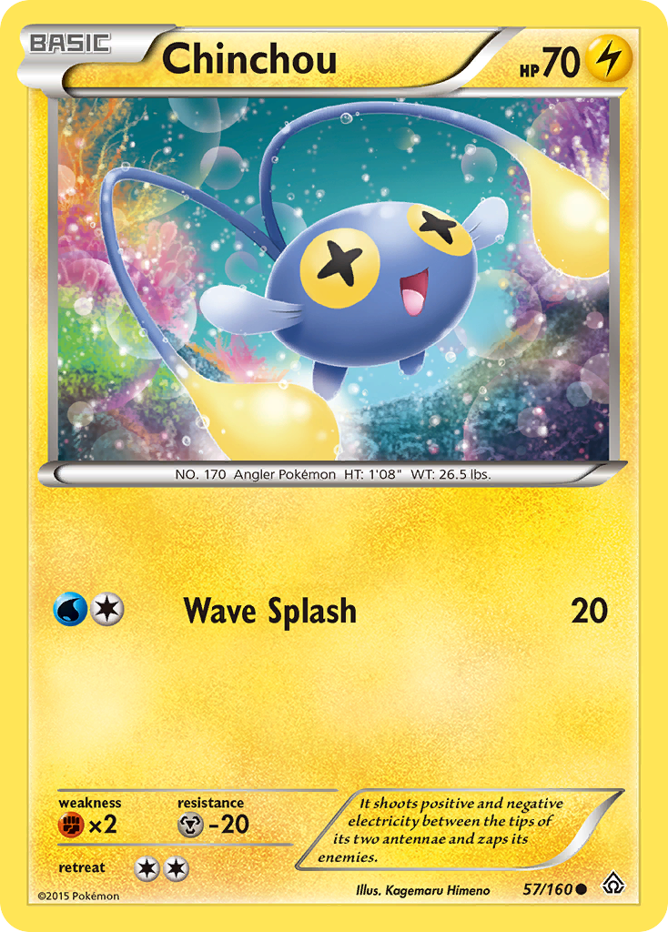 Chinchou (57/160) [XY: Primal Clash] | Cracking-Singles