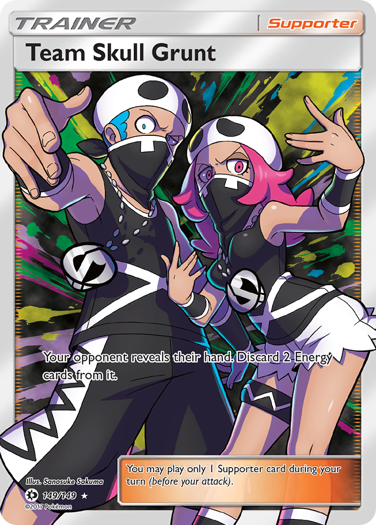 Team Skull Grunt (149/149) [Sun & Moon: Base Set] | Cracking-Singles