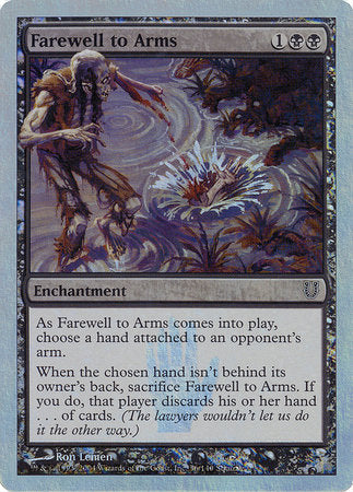 Farewell to Arms (Alternate Foil) [Unhinged] | Cracking-Singles