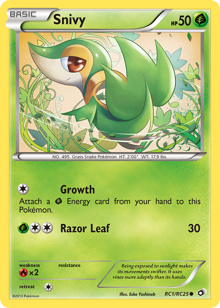 Snivy (RC1/RC25) [Black & White: Legendary Treasures] | Cracking-Singles