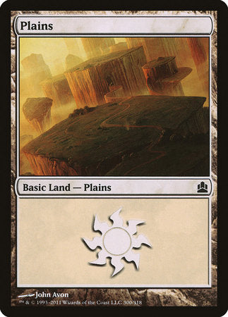 Plains (300) [Commander 2011] | Cracking-Singles