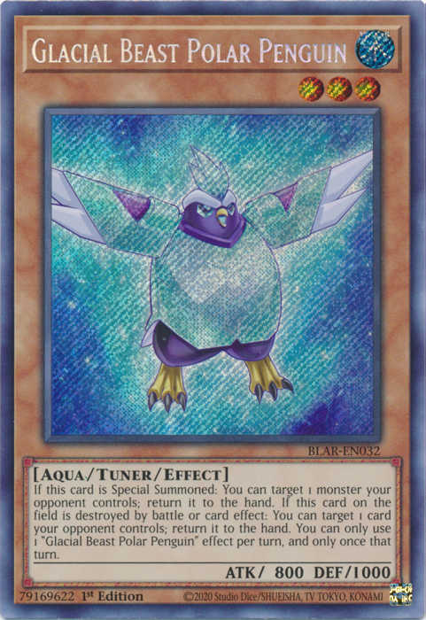 Glacial Beast Polar Penguin [BLAR-EN032] Secret Rare | Cracking-Singles